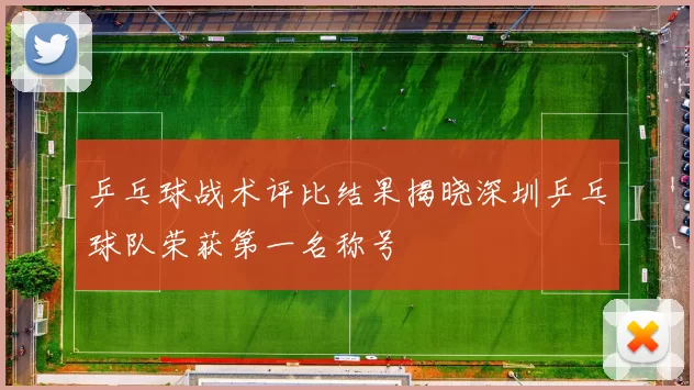 乒乓球战术评比结果揭晓深圳乒乓球队荣获第一名称号