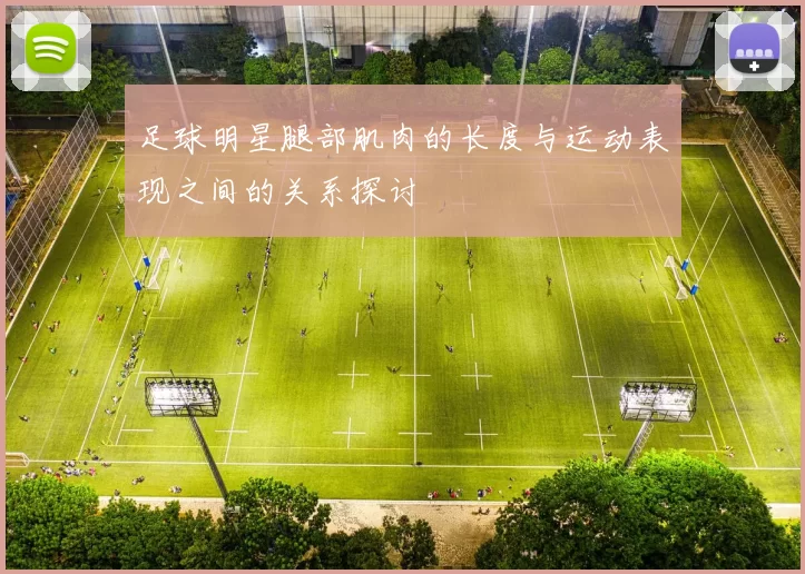 足球明星腿部肌肉的长度与运动表现之间的关系探讨