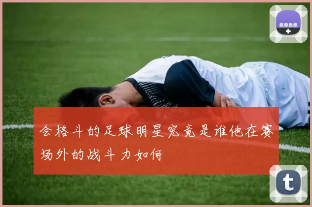 会格斗的足球明星究竟是谁他在赛场外的战斗力如何