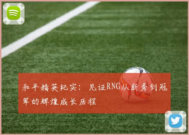 和平精英纪实：见证RNG从新秀到冠军的辉煌成长历程
